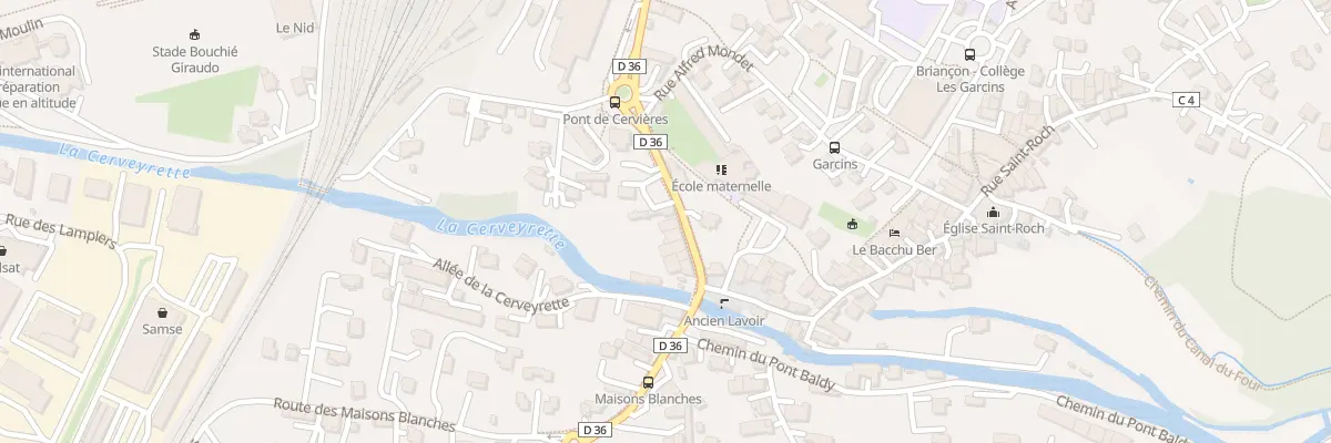 Plan du 18 Rue Joseph Silvestre à Briançon