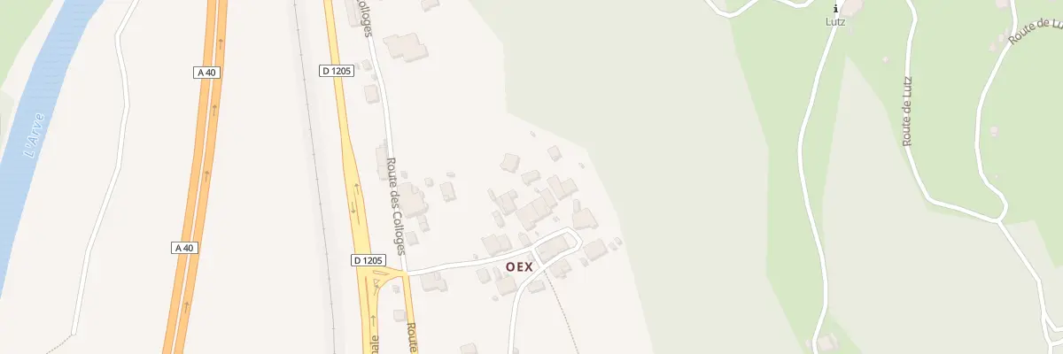 Plan du 233 Rte d’Oëx à Magland