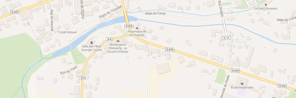 Plan du 16 Av Pasteur à Ronchamp