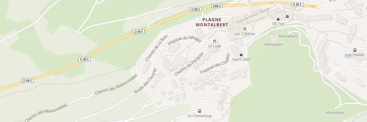 Plan du 9120 Imm Le Mottay à Aime-la-Plagne