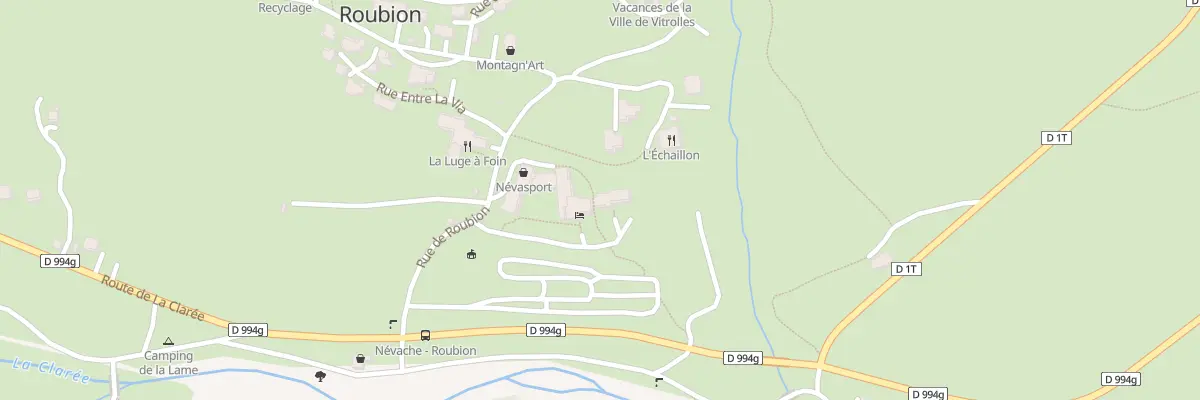 Plan du 150A Rue de Roubion à Névache