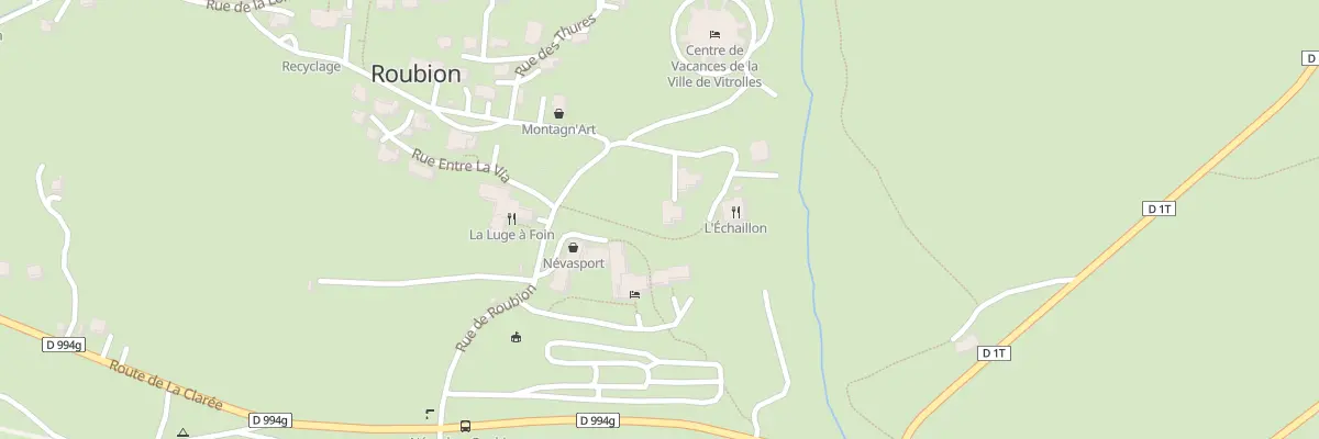 Plan du 19B Rue Entre La Via à Névache