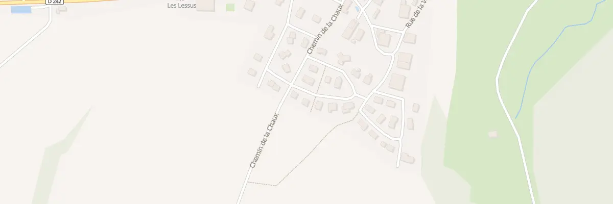 Plan du 13 Rue du Clos de l’Epaule au Bélieu
