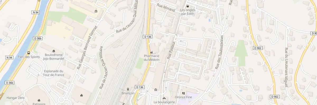 Plan du 47B Av Gen de Gaulle à Briançon