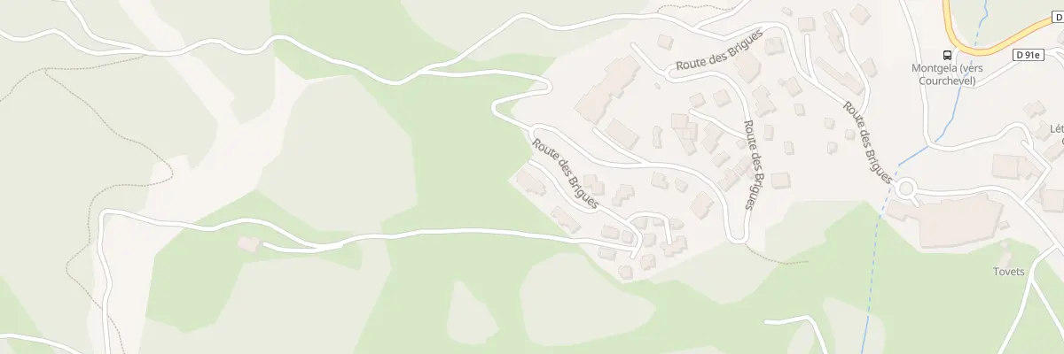 Plan du 920 Rte des Brigues à Courchevel