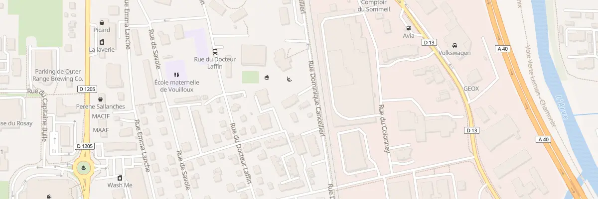Plan du 575 Rue Dominique Cancellieri à Sallanches