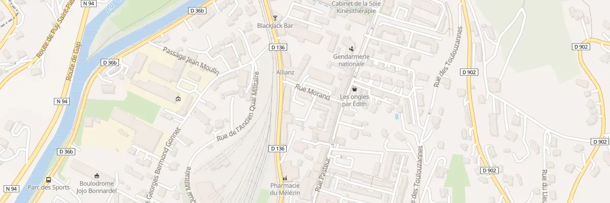 Plan du 5 Rue Morand à Briançon