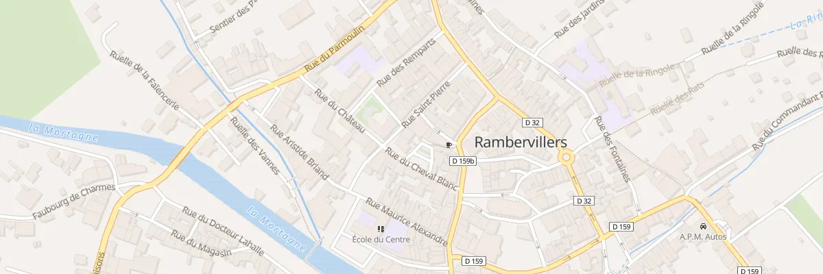 Plan du 4 Rue Saint Pierre à Rambervillers