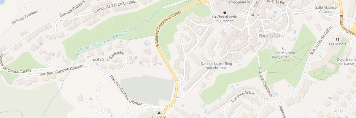 Plan du 8 Rue Theodore Aubanel à Roquebrune-sur-Argens