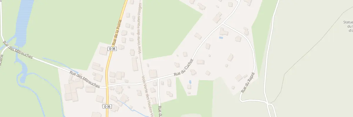 Plan du 1014 Rue du Cuchot à Dommartin-lès-Remiremont