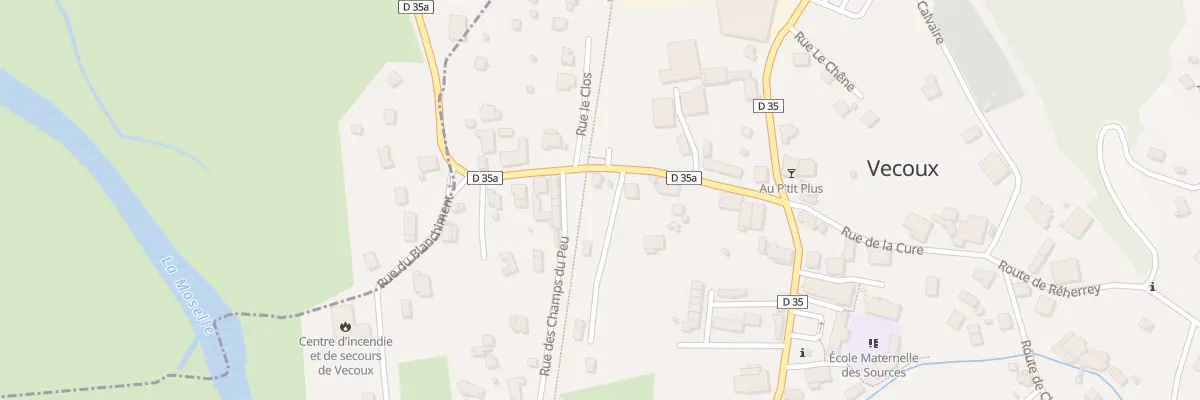 Plan du 25 Rue de la Gare à Vecoux