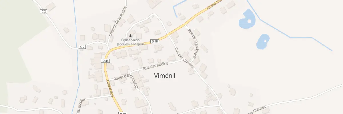 Plan du 4 Rue des Creuses à Viménil