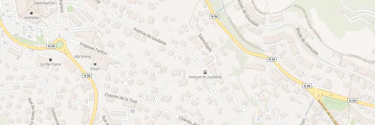 Plan du 31 Av du Lautaret à Briançon