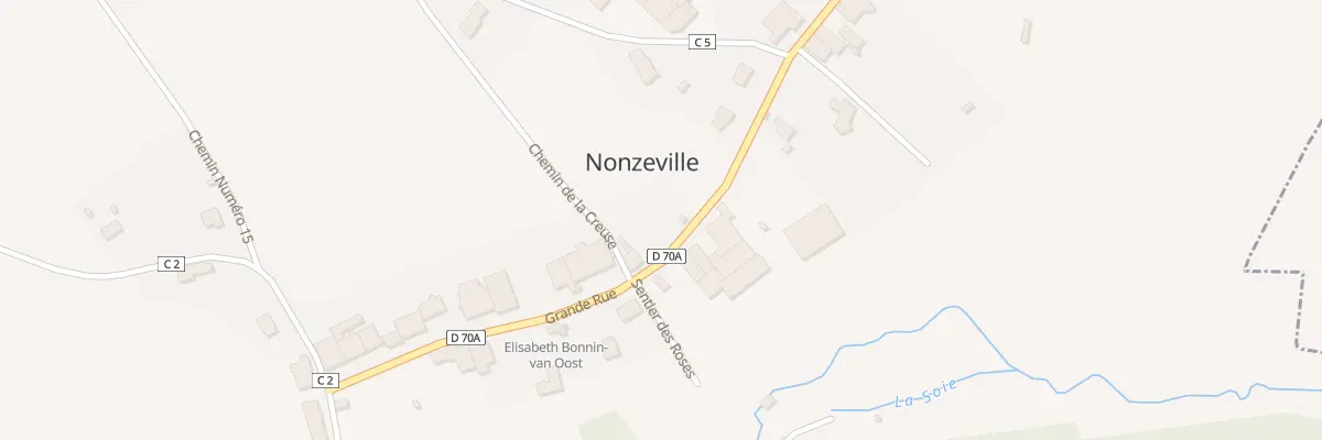 Plan du 21 Grande Rue à Nonzeville