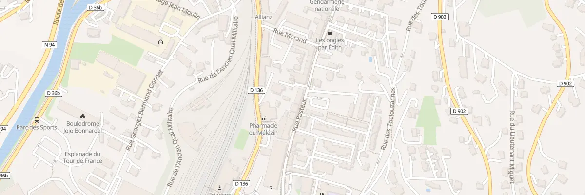 Plan du 34 Rue Pasteur à Briançon
