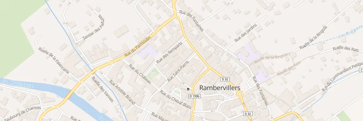 Plan du 19 Rue Saint Pierre à Rambervillers