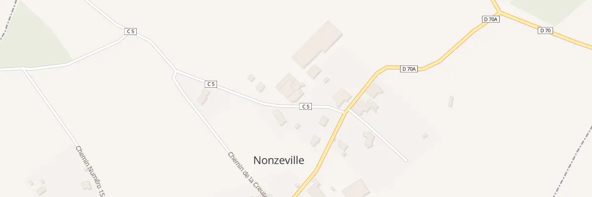 Plan du 2 Rte de Destord à Nonzeville
