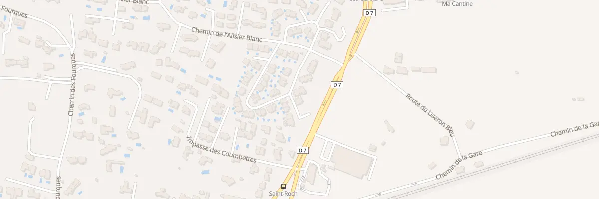 Plan du 410A Les Coumbettes à Roquebrune-sur-Argens