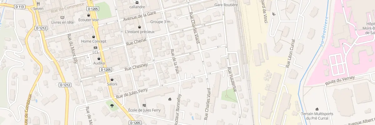Plan du 282 Rue Chesney à Sallanches
