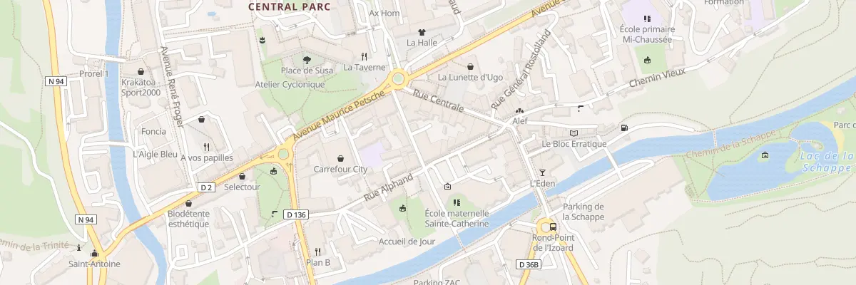 Plan du 12 Rue Alphand à Briançon