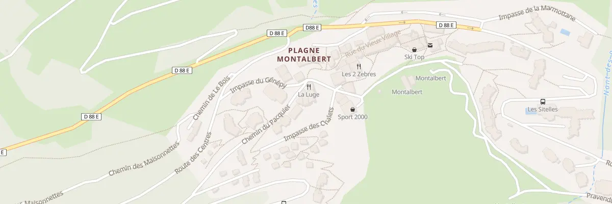 Plan du 5513 Res Le Signal à Aime-la-Plagne