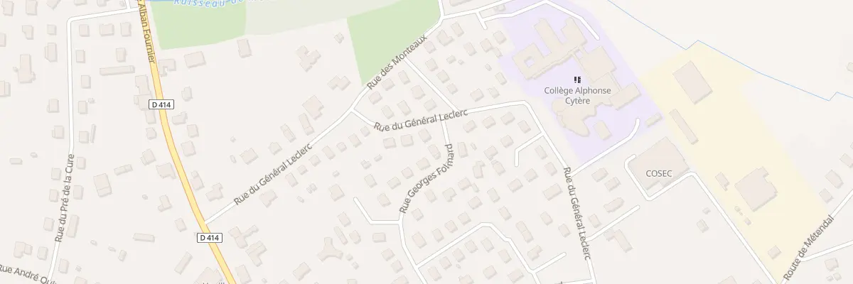 Plan du 37 Rue General Leclerc à Rambervillers