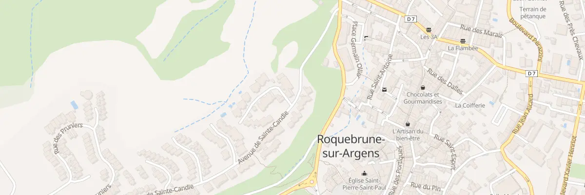 Plan du 534 Av Sainte Candie à Roquebrune-sur-Argens