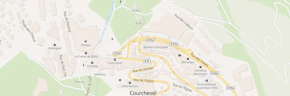 Plan du 16 Imp des Verdons à Courchevel