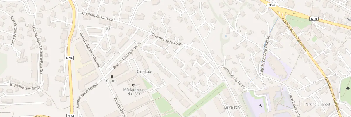 Plan du 31 Che de la Tour à Briançon