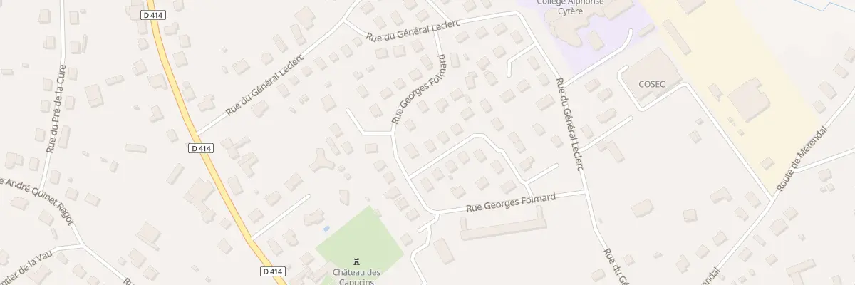 Plan du 1 Rue des Capucins à Rambervillers