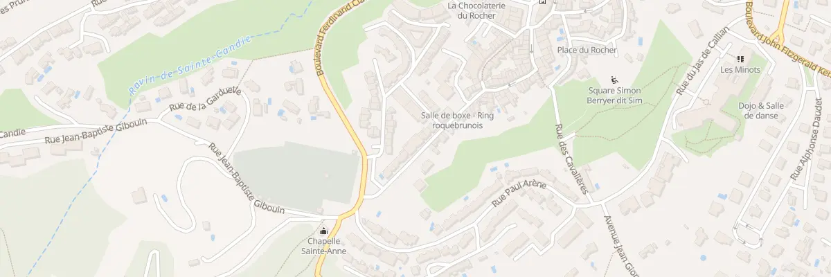 Plan du 22 Rue Sainte-anne à Roquebrune-sur-Argens