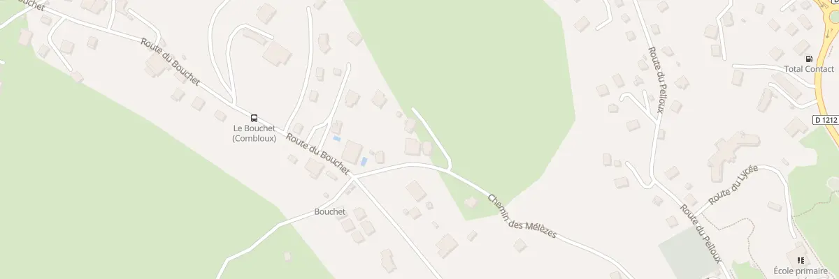 Plan du 384 Che des Mélèzes à Combloux