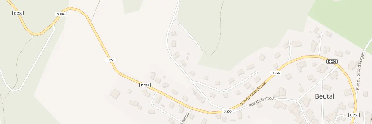 Plan du 6 Rue de Bretigney à Beutal