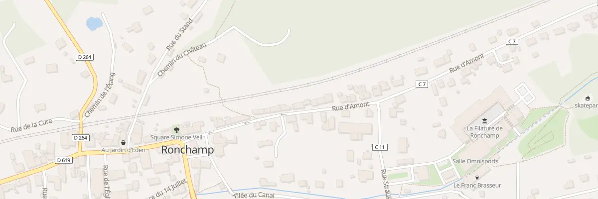 Plan du 17 Rue d’Amont à Ronchamp