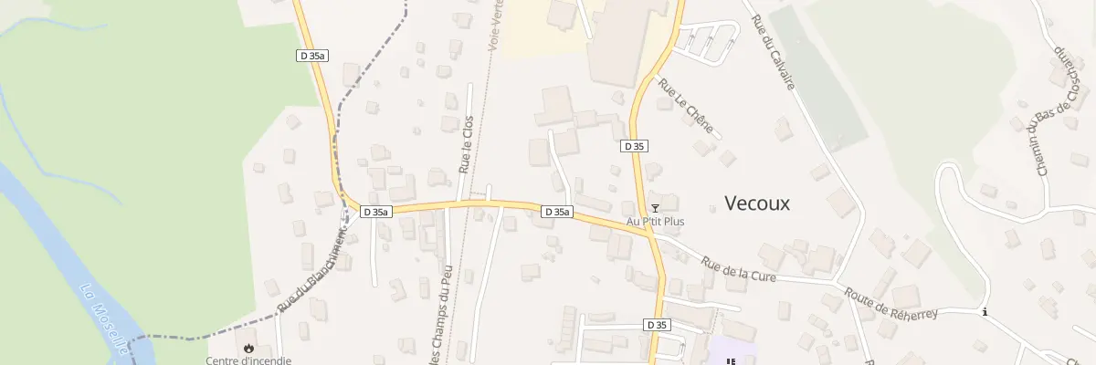 Plan du 1 Imp le Clos à Vecoux