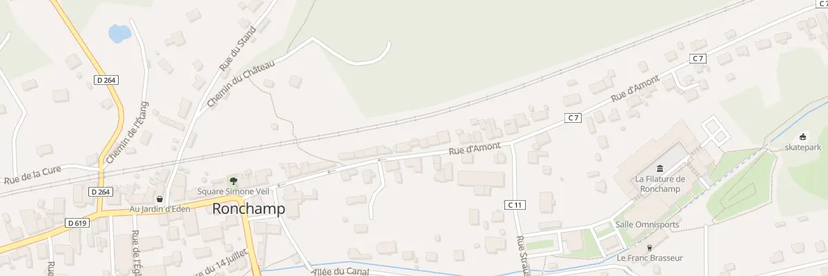 Plan du 19 Rue d’Amont à Ronchamp