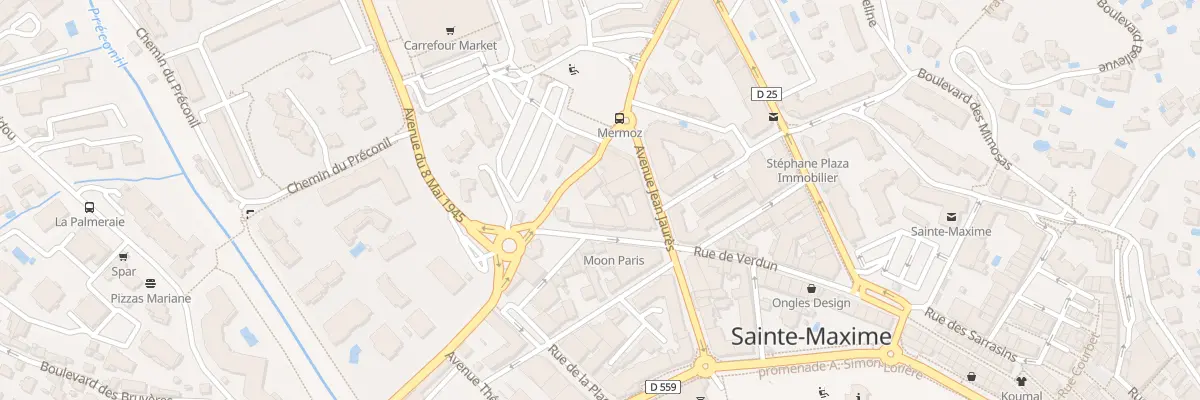 Plan du 4 Av Saint Exupéry à Sainte-Maxime