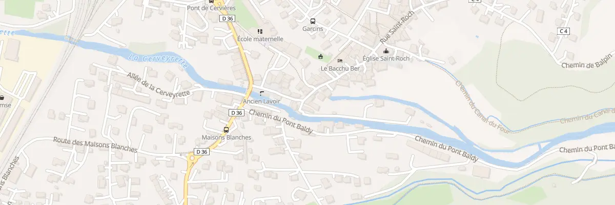Plan du 10 Rue du Bacchu-Ber à Briançon