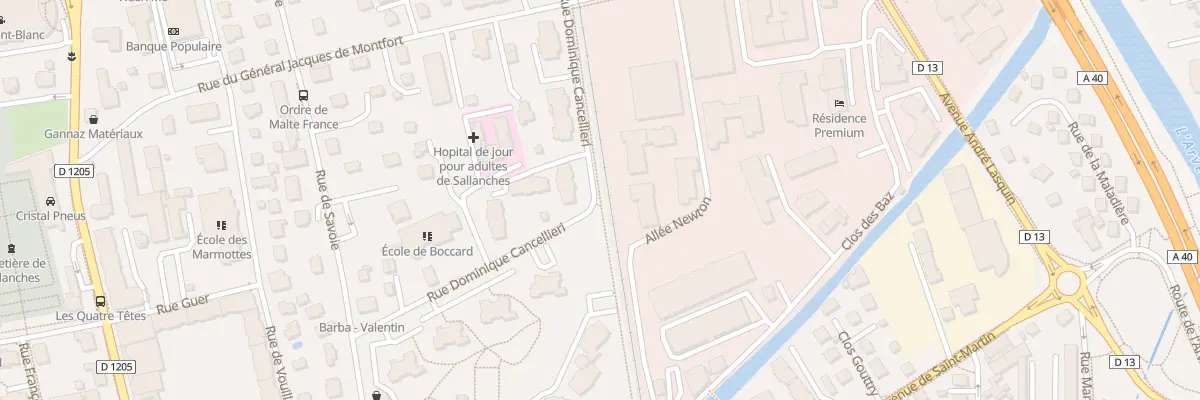 Plan du 175 Rue Dominique Cancellieri à Sallanches
