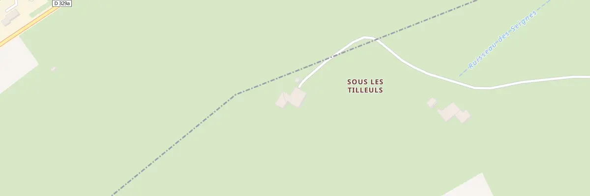 Plan du 5017 Sous les Tilleuls à Noël-Cerneux
