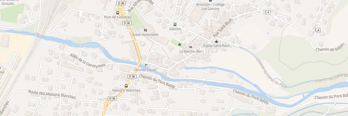 Plan du 25 Rue du Bacchu-Ber à Briançon