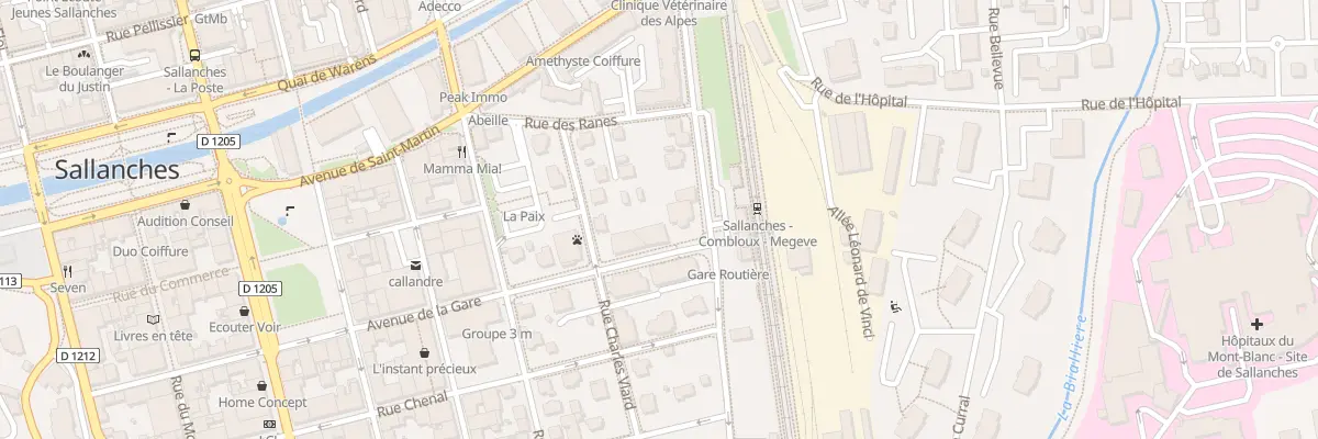 Plan du 251 Av de la Gare à Sallanches