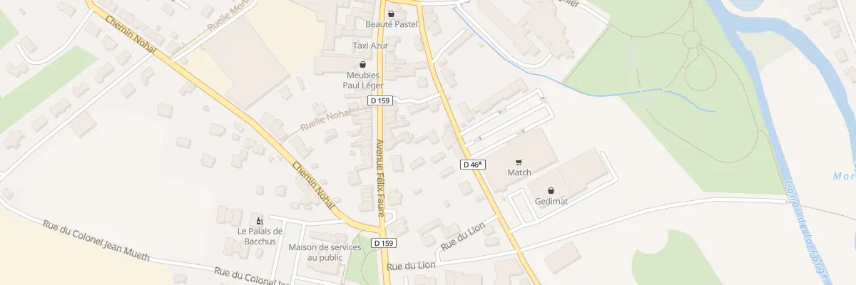 Plan du 20 Rue Charles Gratia à Rambervillers