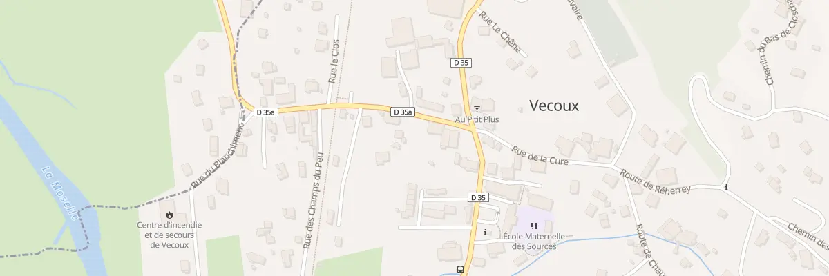Plan du 7 Rue de la Gare à Vecoux