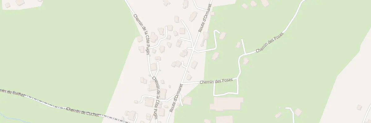 Plan du 525 Rte d’Ormaret à Combloux