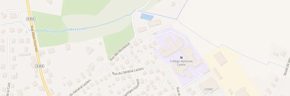 Plan du 12 Rue des Monteaux à Rambervillers