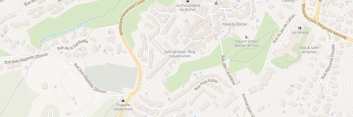 Plan du 13 Av Sainte-anne à Roquebrune-sur-Argens