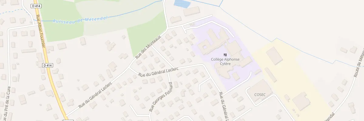 Plan du 26 Rue General Leclerc à Rambervillers