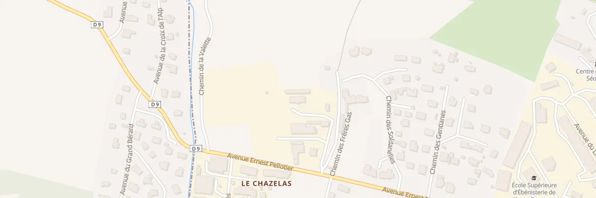 Plan du 3 Che de la Farrière à Barcelonnette