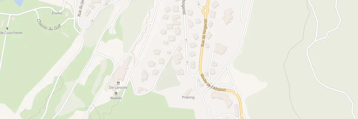 Plan du 729 Rue de Nogentil à Courchevel